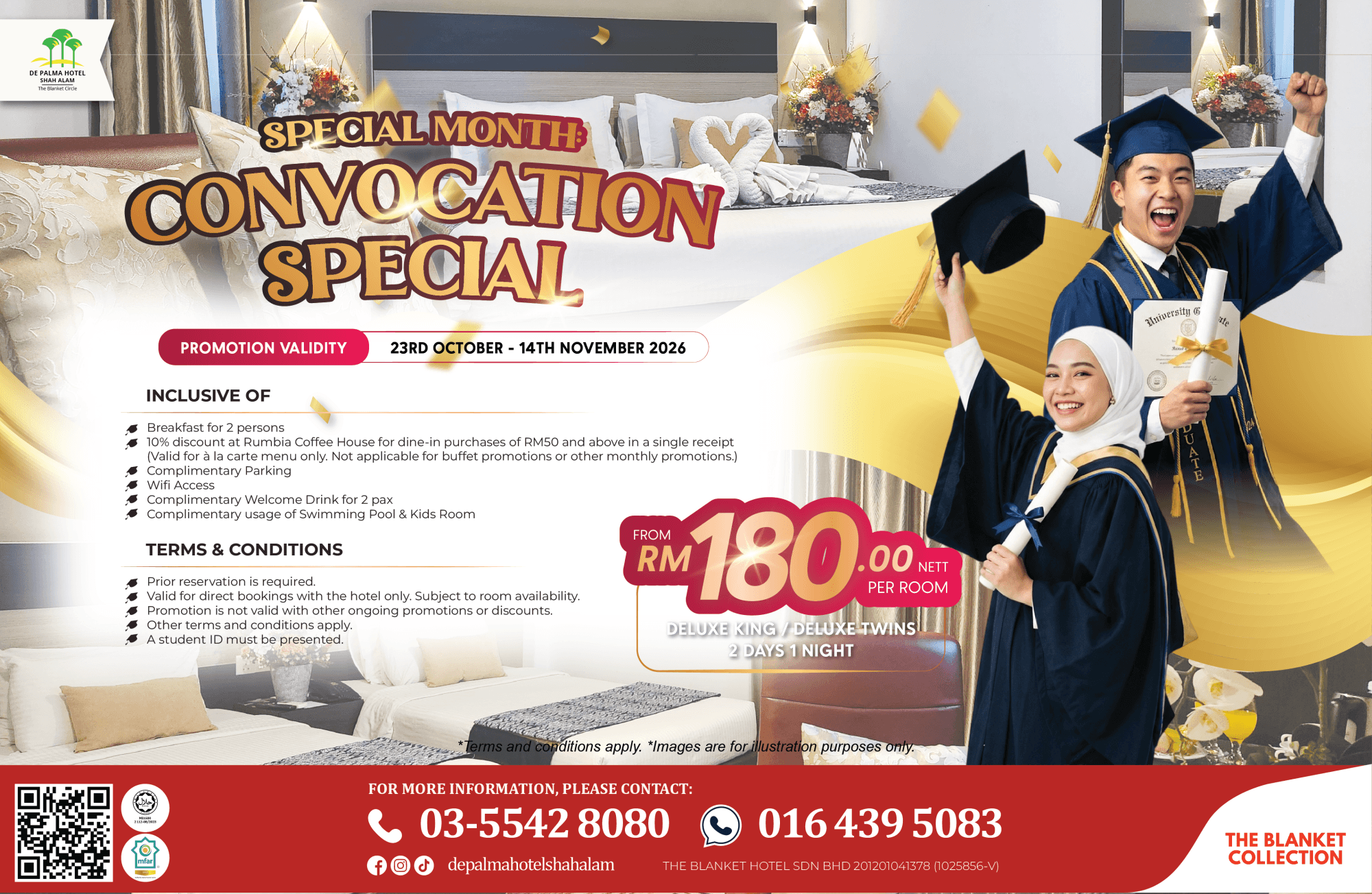 De Palma Hotel Shah Alam CONVOCATION-ROOM-PROMOTION-2026